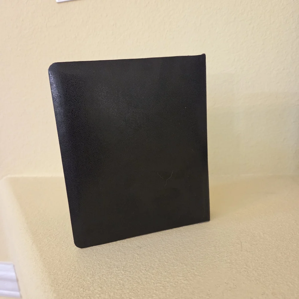 Vintage Brown Lion Crest Leather Address Book Organizer